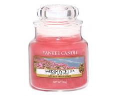 Yankee Candle Garden By The Sea Glaskerze, klein, orange