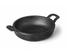 LACOR PFANNE O/HOLZBEHAELTER Magma D.12 cm, Gusseisen, Black