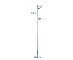 Reality Leuchten Prater Stehleuchte, Metall, 4.5 W, Chrom
