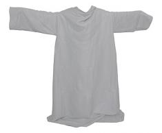 Trendario Kuscheldecke mit Ärmeln GRAU | kuschelige Polar-Fleece Decke | Tagesdecke - TV-Decke - Wohndecke - Fleecedecke - XXL Kuscheldecke 145 x 200 cm - 220g/m2