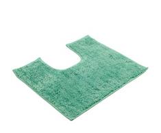 Gözze Mikrofaser Badteppich, 50 x 45 cm, mit Ausschnitt, RIO, Mint, 1025-82-050046
