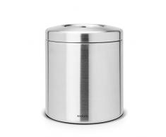 Brabantia Tischabfall-Behälter, 14x16,5cm, stahlmatt