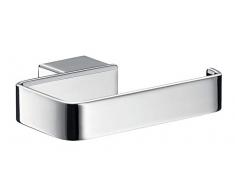 Emco Loft Toilettenpapierhalter, chrom, Klopapierhalter, ohne Deckel, Rollenhalter, Papierhalter, Wandmontage - 50000101