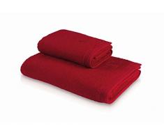 möve Superwuschel Handtuch 50 x 100 cm aus 100% Baumwolle, ruby