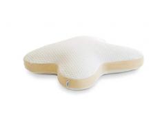 Tempur Ombracio Schlafkissen Bauchschläferkissen in Schmetterlingsform, Microflocken, Weiß, 60x50x10 cm