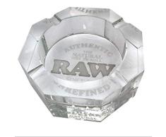 RAW Crystal Glass Ashtray, Kristallglas, Transparent, M