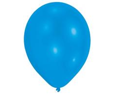Amscan 22.8 cm 10 Luftballons, Metallic Blau