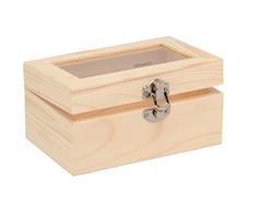 Glorex Holzbox, Andere, Natur, 15 x 10 x 7,5 cm