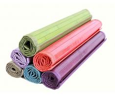 FRANDIS Matte aus Bambus, AUBERGINE, 50 cm x 80 cm