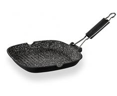 Barazzoni Le Cotture Special Grillpfanne cm 26x26 Nero Puntinato