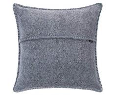 zoeppritz since 1828 Dekokissen, Polyester/Viskose, 940 medium grey mel, 40 x 40 cm