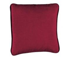 biederlack Aura Kissen, Baumwollmischung, Rot, 50 x 50 x 2 cm
