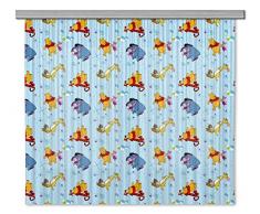 AG Design Disney Winnie Puuh Kinderzimmer Gardine/Vorhang, Stoff, Mehrfarbig, 0. 1 x 180 x 160 cm, 2