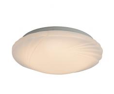 Brilliant Fiala Wand und Deckenleuchte, LED integriert, 1x 10 W, 750lm, 3000K, Metall Kunststoff, weià G94216/05