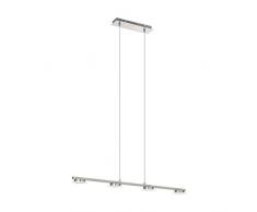 EGLO LANIENA Hängeleuchte, Stahl, 5.5 W, nickel-matt