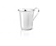 Kinderbecher Tulpenform mit Henkel 7cm versilbert B90