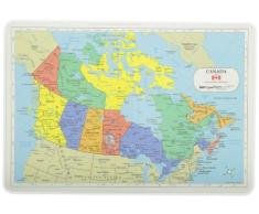 Painless Learning Tischset mit Karte zum schmerzlosen Lernen Kanada n/a