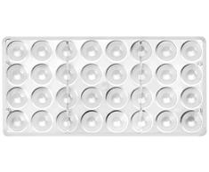 Ibili 799403 Pflanztopf Conico Backform Praline halbrund Polycarbonat klar 30 x 14 x 2 cm