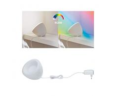 Paulmann 70931 LED Tischleuchte Cornus incl. 1x12 Watt dimmbar Nachttischlampe Weiß Tischlampe Warmweiß 2700 K