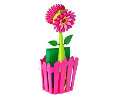 Vigar Flower Power Spülset Korb pink