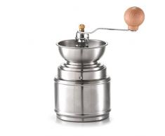Zeller 27219 Kaffeemühle, Edelstahl 9.5 x 9.5 x 22 cm, silber