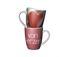 La Vida 1010545910 Becher, Porzellan, bunt, 6 x 4 cm