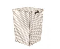 Kleine Wolke Wäschebox, 100% Polypropylen, Natur, 35x55 cm