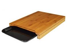 Jocca 1635 SCHNEIDEBRETT AUS Bambus MIT MELAMINPLATTE, Holz, braun, 27.5 cm