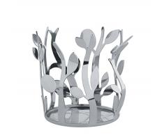 Alessi Flaschenhalter Öl, Edelstahl, Silber, 10 x 13.5 x 9 cm