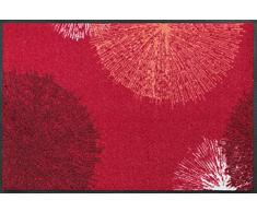 Wash + Dry Fußmatte, Acryl, Rot, 50x75 cm