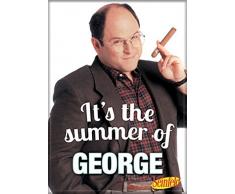 Ata Boy Seinfeld It s The Summer of George 6,3 x 8,9 cm Magnet für Kühlschrank und Schließfächer