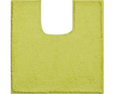 Grund Badteppich 100% Baumwolle, ultra soft, rutschfest, ÖKO-TEX-zertifiziert, 5 Jahre Garantie, MANHATTAN, WC-Vorlage m.A. 55x55 cm, grün
