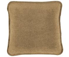 biederlack Kissen Aura, Baumwoll-Mischgewebe, beige, 50 cm x 50 cm x 2 cm