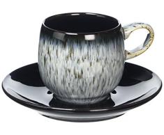 Denby Halo 4-teiliges Espresso-Set, grau