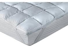 Classic Blanc - Topper / Faser Matratzenauflage Komfort plus, contra-allergen, mittlere Festigkeit, 140 x 200 cm, Höhe 8 cm, Bett 140