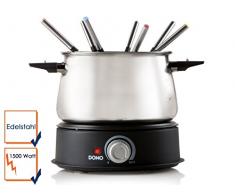 Domo Edelstahl Fondue, Klar, One Size