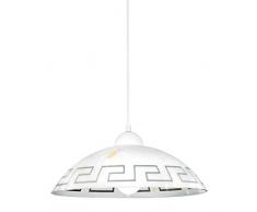 EGLO VETRO Hängeleuchte, Kunststoff, E27, 60 W, weiss