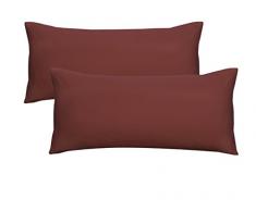 biberna 0077144 Feinjersey Bettwäsche Kopfkissenbezug (Baumwolle) 2x 40x80 cm, gelb