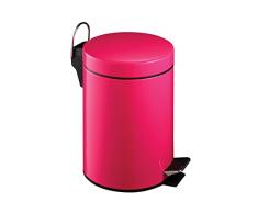 Premier Housewares Treteimer, 3 l, knallpink