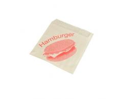 Einweggeschirr & Besteck Hamburger Tüten