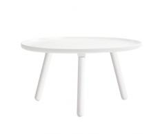 Normann Copenhagen Tablo Tisch, Kunststoff, Weiß, 42x78cm