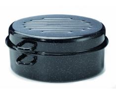 GSW 410380 Emaille Bräter oval, 38 cm