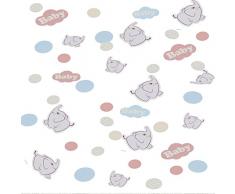Ginger Ray Little One Vintage Baby Elefant Pastel Party Einladungen gemischt Konfetti gemischt