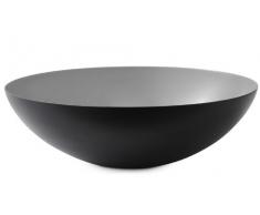 Norman Copenhagen Krenit Deko Schale, Stahl, grau, 12x38cm