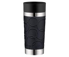 alfi 5635.233.035 Coffee To Go Trinkbecher isoMug Plus Soft, Edelstahl Midnight Black 0,35 l, Spülmaschinenfest, zerlegbarer Verschluss, 4 Stunden heiß
