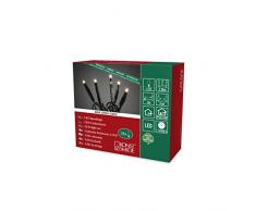 Konstsmide 6352-120 Micro LED Lichterkette / für Innen (IP20) / 24V Innentrafo / 35 warm weiÃe Dioden / schwarzes Kabel
