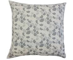Das Kissen Collection Lily Geometrische Kissenhülle, grau