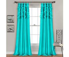 Lush Decor Kreis Dream Fenster Vorhang Panels türkis