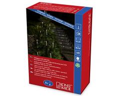 Konstsmide 1935-100 LED Baumbeleuchtung Zusatzset für 1930-100 / 5 weiße Kerzen / für Außen (IP44) / Batteriebetrieben: 10xAA 1.5V (inkl.) / 5 warm weißen Dioden