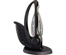 Warthog Sharpeners Messerschärfer, V-Sharp CURVE, Diamant-Messerschleifer für glatte Klingen, Einhandschärfer, 13 x 7,5 x 17,5, schwarz